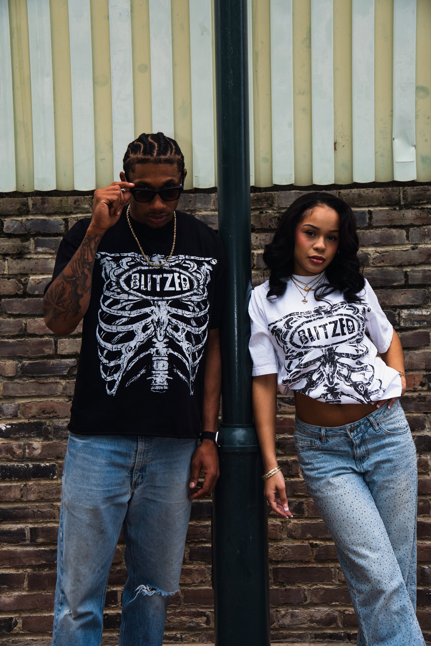 Skeleton Tee (White)