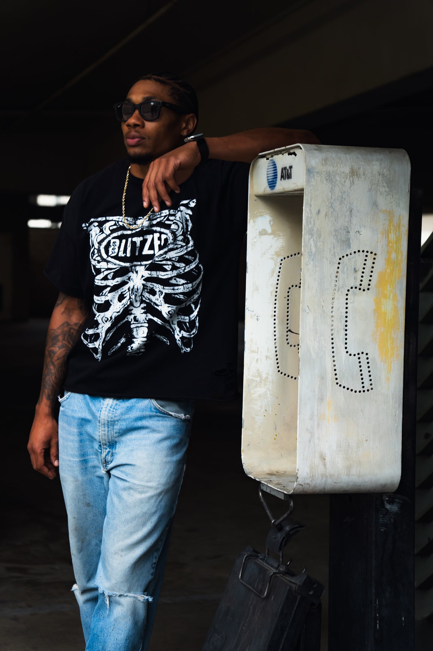 Skeleton Tee (Black)