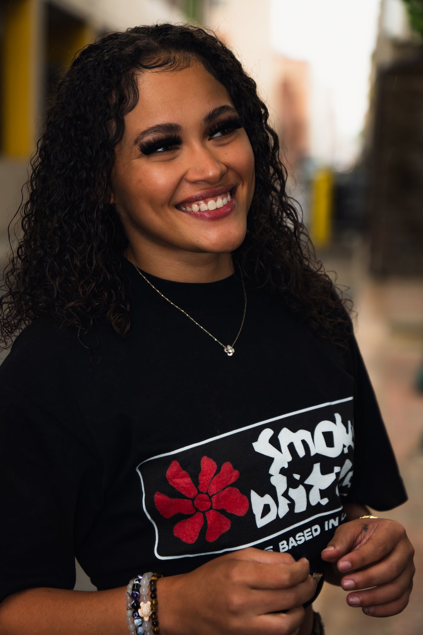 Smoke Blitzed Tee (Red)