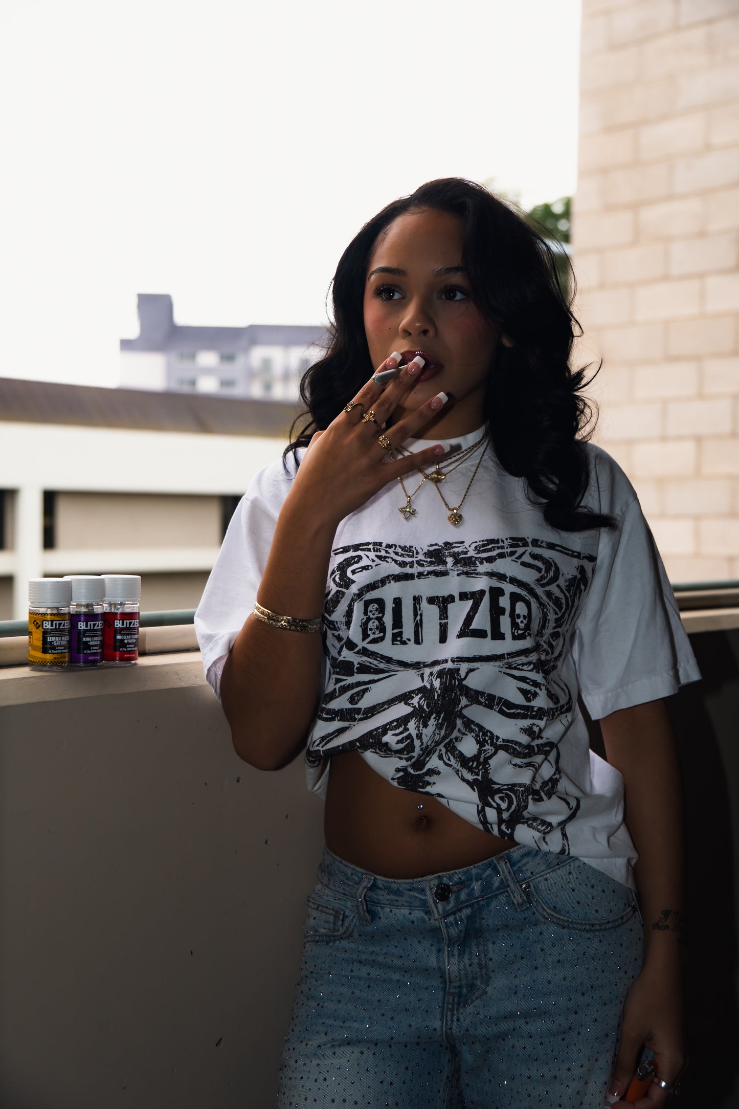 Skeleton Tee (White)
