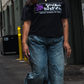 Smoke Blitzed Tee (Purple)