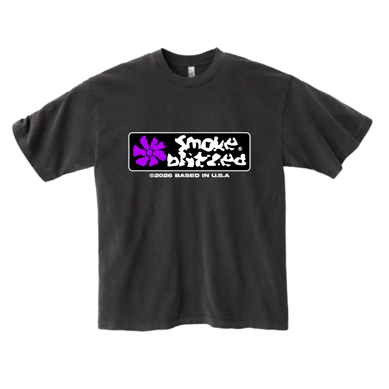 Smoke Blitzed Tee (Purple)