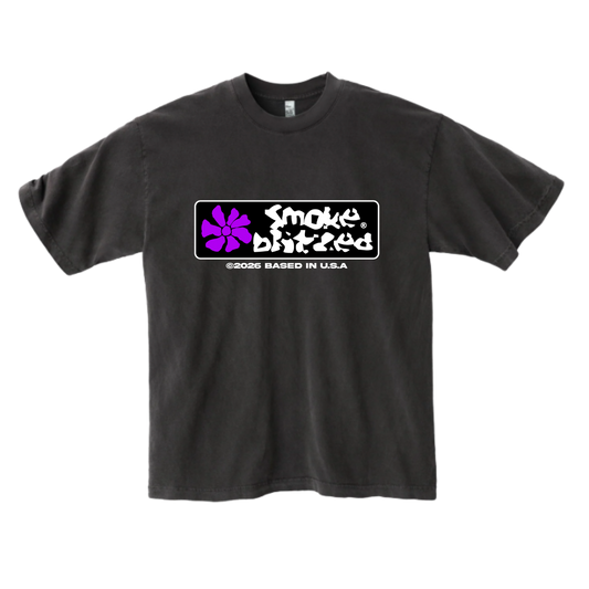 Smoke Blitzed Tee (Purple)